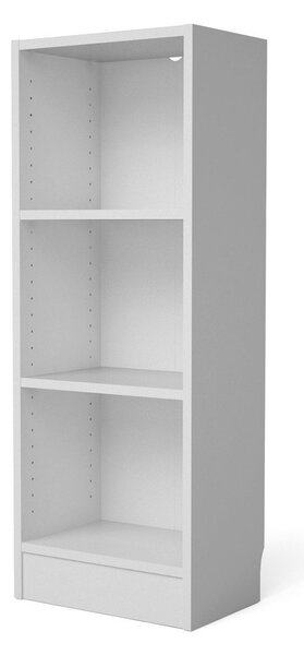 Biela knižnica Tvilum Basic, 41 x 107 cm
