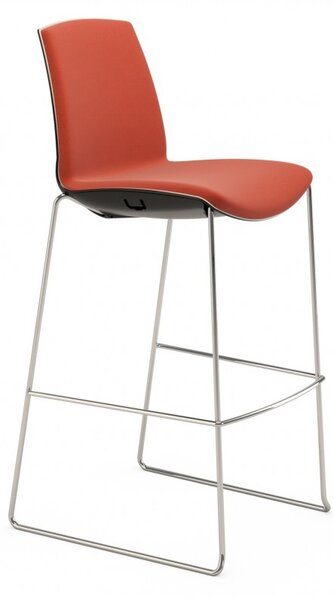 INFINITI - Barová stolička NOW SLEDGE čalúnená - vysoká