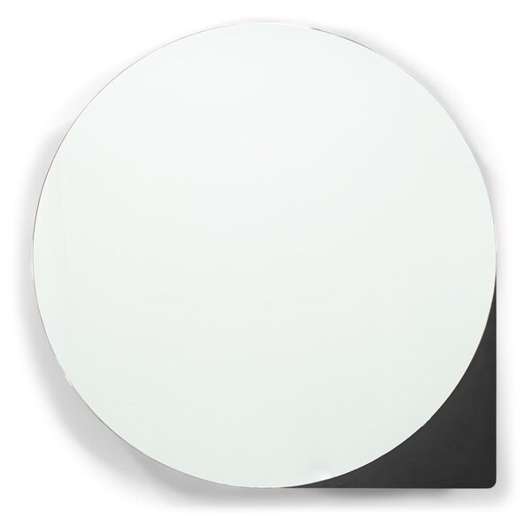 Čierna kovová závesná/so zrkadlom kúpeľňová skrinka 55x55 cm Sonnet – Spinder Design