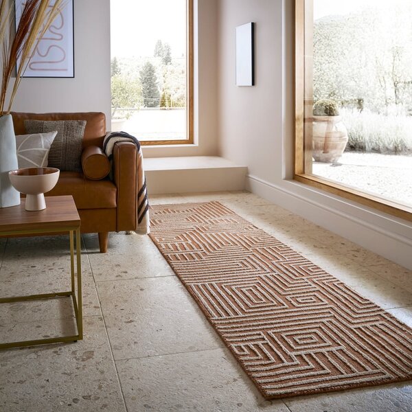 Behúň v terakotovej farbe 80x300 cm Kylo – Flair Rugs