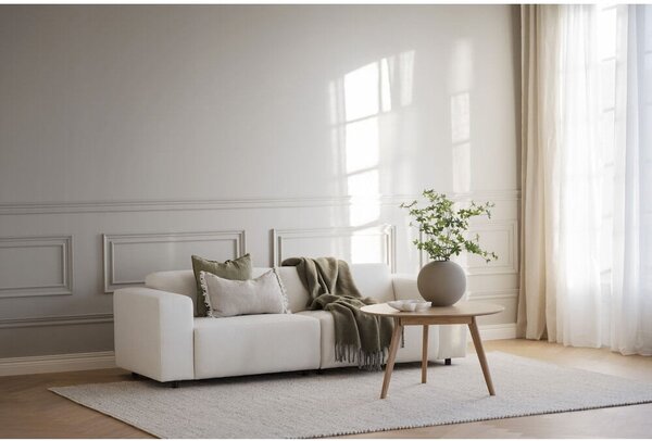 Okrúhly konferenčný stolík v dekore duba v prírodnej farbe 90x90 cm Yumi - Rowico