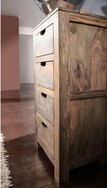 GREY WOOD Komoda 100x45 cm, palisander