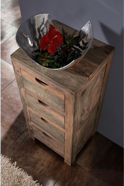 GREY WOOD Komoda 100x45 cm, palisander
