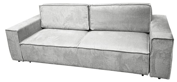KONDELA Rozkladacia pohovka, svetlosivá, HARPERA BIG SOFA