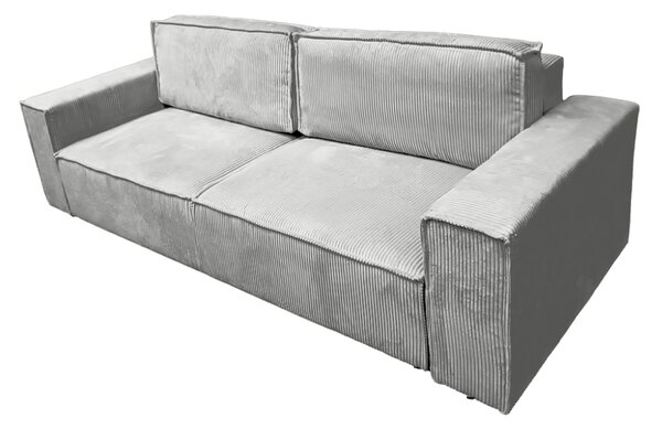 KONDELA Rozkladacia pohovka, svetlosivá, HARPERA BIG SOFA