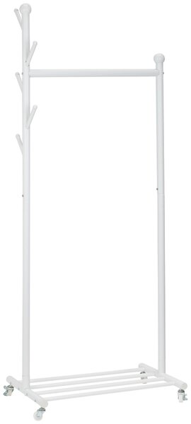POJAZDNÝ STOJAN NA ODEVY, 68/170/43 cm PBJ - Predsieňové programy, Online Only