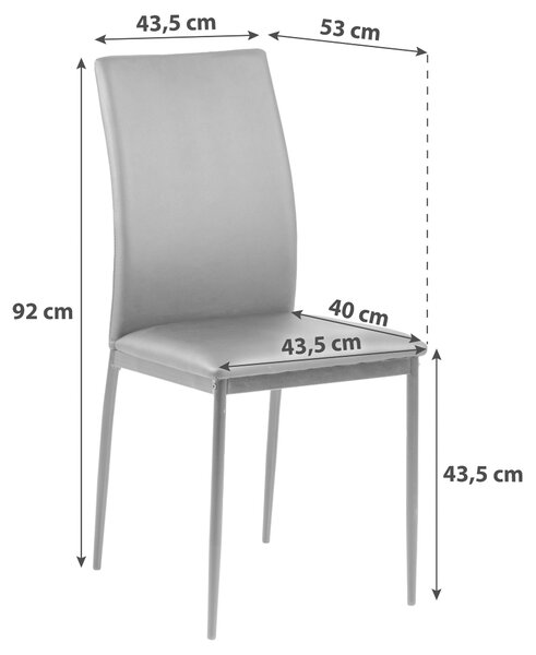 STOLIČKA, 43,5/92,0/53,0 cm Livetastic - Stoličky, Online Only