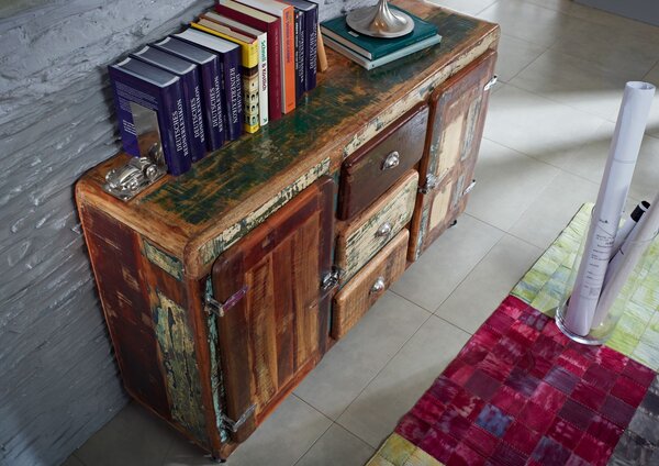 TESORI Komoda 90x150 cm, staré drevo