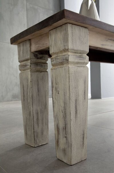 ANTIK Lavica 160x35 cm, mango a akácia