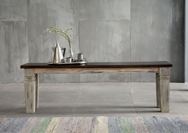 ANTIK Lavica 160x35 cm, mango a akácia