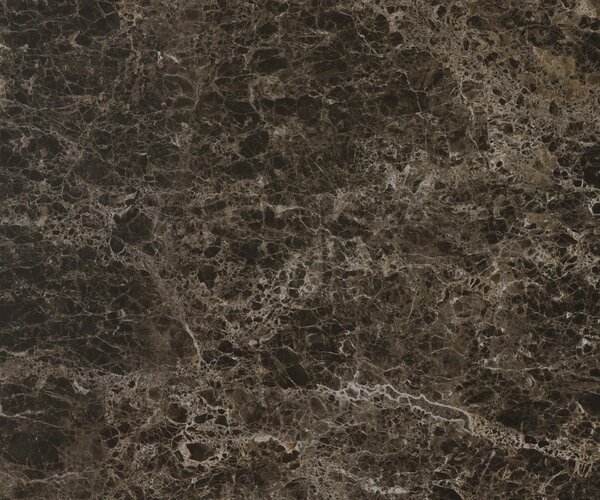 DELIFE Konferenčný stolík Edge oválny 140×80 cm keramika Emperador Extra Lucidato tmavohnedá Salto kov čierna