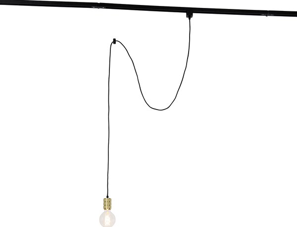 Závesná lampa so závesom na koľajnicu zlatá - Iconic Cavalux