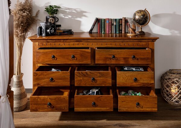 CAMBRIDGE HONEY Komoda 85x145 cm, akácia