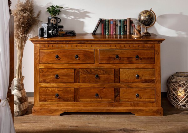 CAMBRIDGE HONEY Komoda 85x145 cm, akácia