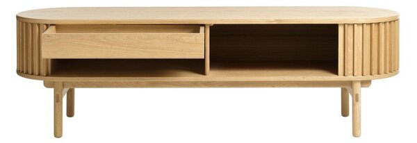 TV stolík v dekore duba v prírodnej farbe 160x48 cm Carno – Unique Furniture