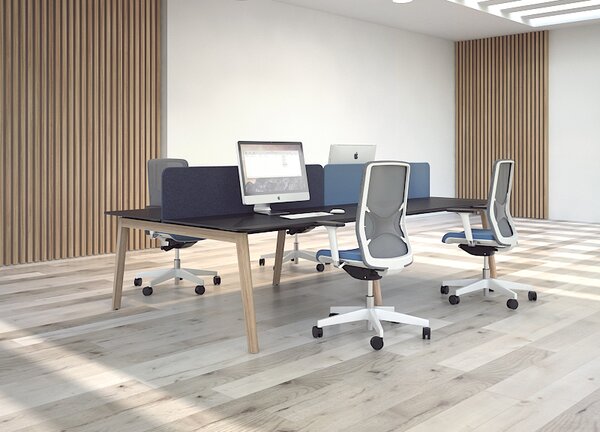 NARBUTAS - Štvormiestny pracovný stôl NOVA WOOD HPL 280x144 cm