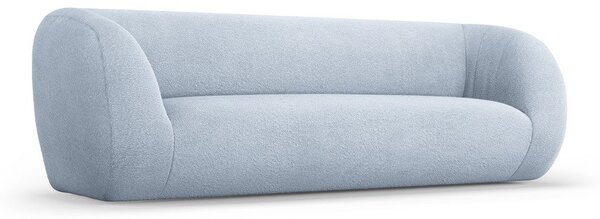 Svetlomodrá pohovka z textílie buklé 230 cm Essen – Cosmopolitan Design