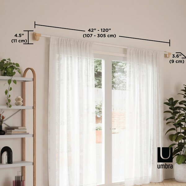ZÁVESOVÁ TYČ 107 cm Umbra - Online Only bytové doplnky, Online Only