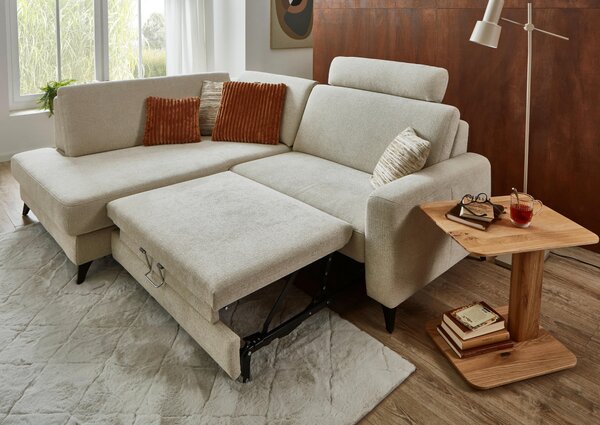 ROHOVÁ SEDAČKA, textil, béžová Valnatura - Sedačky