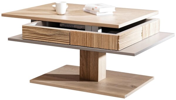 KONFERENČNÝ STOLÍK, sivá, drevo, 90/44/70 cm Voglauer - Stolíky do obývačky