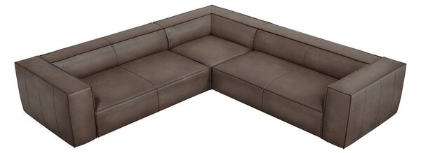Hnedá kožená rohová pohovka (variabilná) Madame - Windsor & Co Sofas