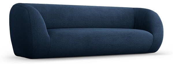 Modrá pohovka z textílie buklé 230 cm Essen – Cosmopolitan Design