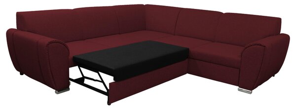ROHOVÁ SEDAČKA, textil, tmavočervená Livetastic - Sedačky, Online Only