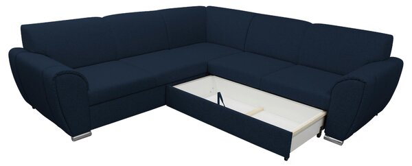 ROHOVÁ SEDAČKA, textil, tmavomodrá Livetastic - Sedačky, Online Only