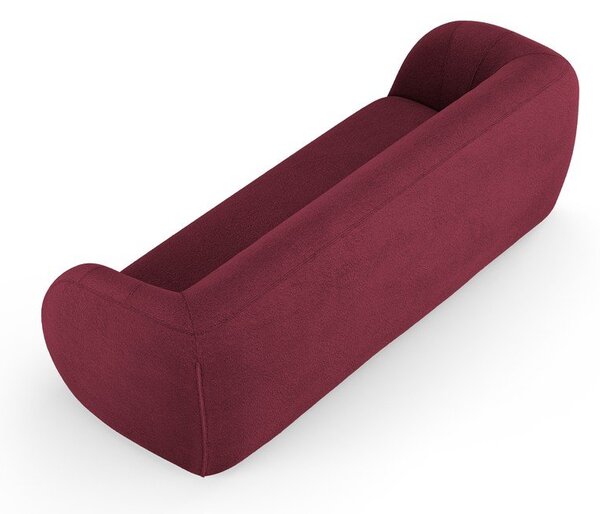 Vínová pohovka z textílie buklé 230 cm Essen – Cosmopolitan Design