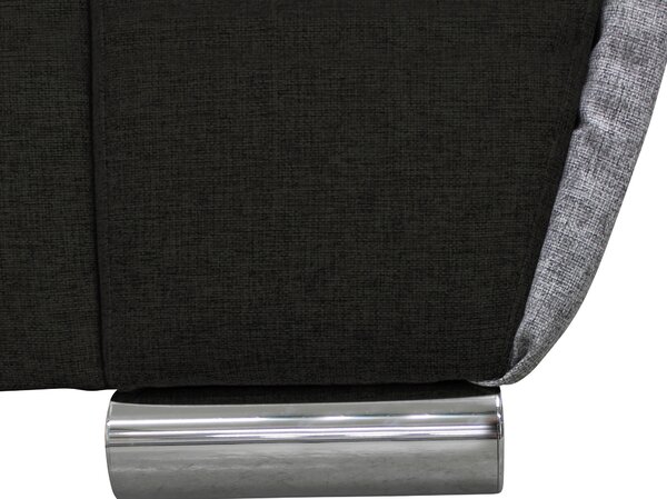 ROHOVÁ SEDAČKA, textil, čierna, svetlosivá Livetastic - Sedačky, Online Only