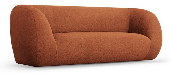 Oranžová pohovka z textílie buklé 210 cm Essen – Cosmopolitan Design