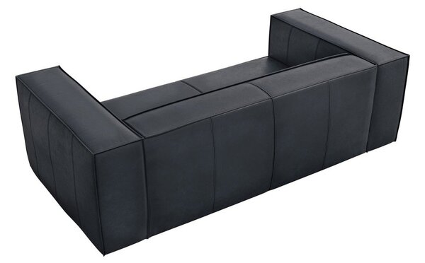 Tmavomodrá kožená pohovka 212 cm Madame – Windsor & Co Sofas