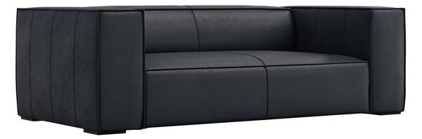Tmavomodrá kožená pohovka 212 cm Madame – Windsor & Co Sofas