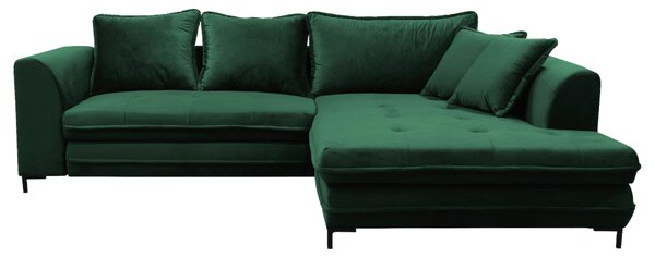 ROZKLADACIA ROHOVÁ SEDAČKA, textil, zelená Livetastic - Online Only obývacie izby, Online Only
