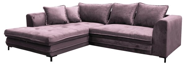 ROHOVÁ SEDAČKA, textil, bobuľová Livetastic - Sedačky, Online Only