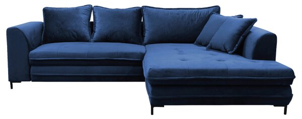 ROHOVÁ SEDAČKA, textil, kráľovská modrá Livetastic - Sedačky, Online Only