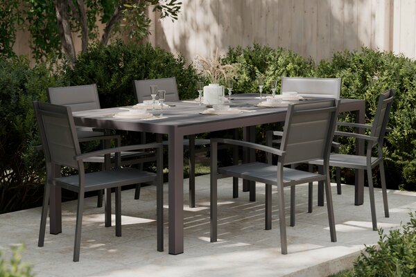 ZÁHRADNÝ STÔL, kov, plast, 210/74/100 cm Ambia Garden - Online Only záhrada, Online Only
