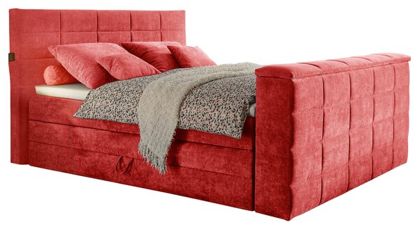 BOXSPRINGOVÁ POSTEĽ, 180/200 cm, červená Carryhome - Online Only spálne, Online Only