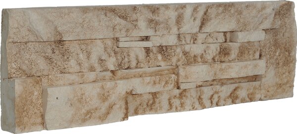 Obklad Vaspo kameň lámavý béžovo-hnedý 10,7x36 cm reliéfna V53004