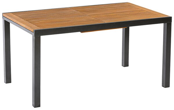 ZÁHRADNÝ STÔL, drevo, kov, 150-200/90 90/75 cm Gardenson - Online Only záhrada, Online Only