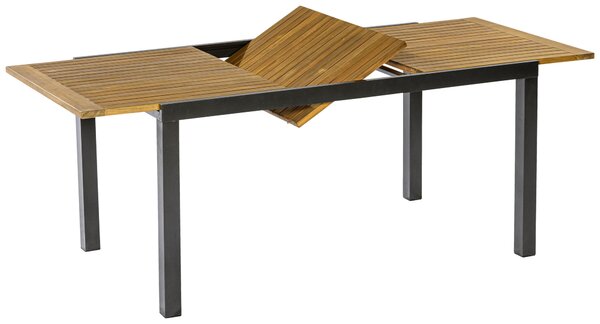 ZÁHRADNÝ STÔL, drevo, kov, 150-200/90 90/75 cm Gardenson - Online Only záhrada, Online Only