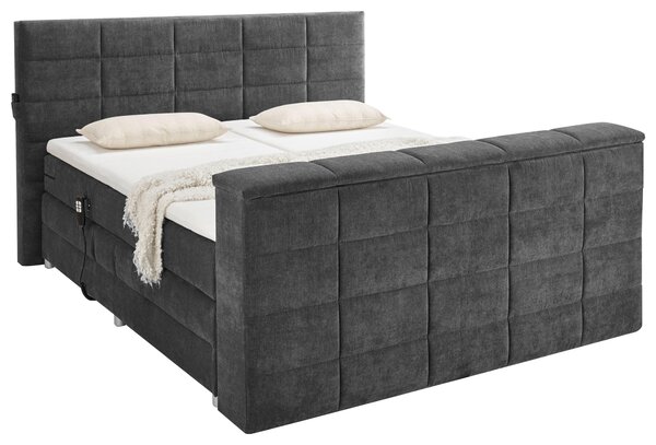 BOXSPRINGOVÁ POSTEĽ, 180/200 cm, antracitová Carryhome - Online Only spálne, Online Only