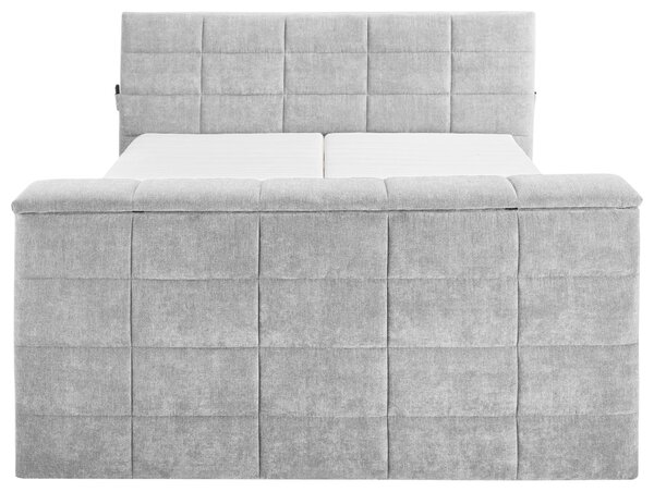 BOXSPRINGOVÁ POSTEĽ, 180/200 cm, strieborná Carryhome - Online Only spálne, Online Only