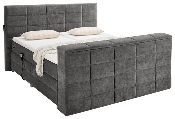 BOXSPRINGOVÁ POSTEĽ, 180/200 cm, tmavosivá Carryhome - Online Only spálne, Online Only