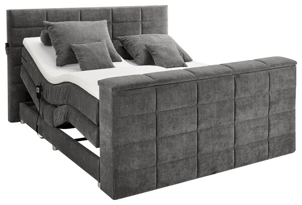 BOXSPRINGOVÁ POSTEĽ, 180/200 cm, tmavosivá Carryhome - Online Only spálne, Online Only