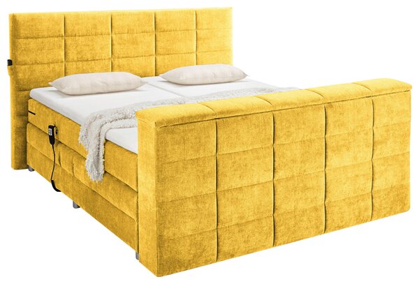 BOXSPRINGOVÁ POSTEĽ, 180/200 cm, žltá Carryhome - Online Only spálne, Online Only