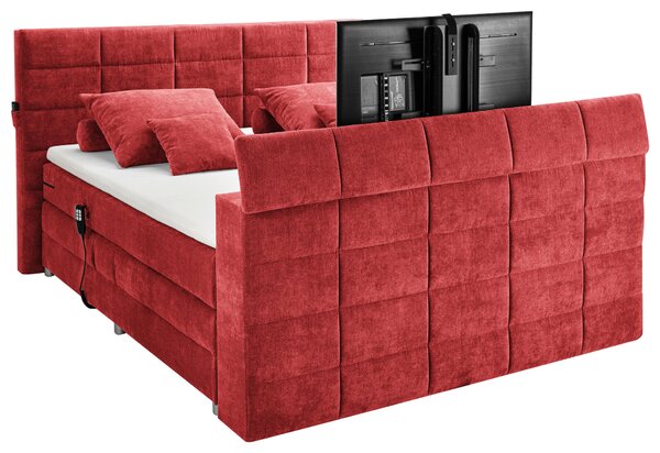 BOXSPRINGOVÁ POSTEĽ, 180/200 cm, červená Carryhome - Online Only spálne, Online Only