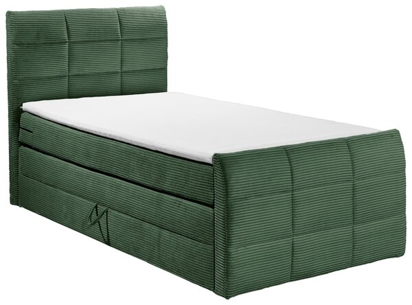 BOXSPRINGOVÁ POSTEĽ, 100/200 cm, zelená MID.YOU - Online Only spálne, Online Only
