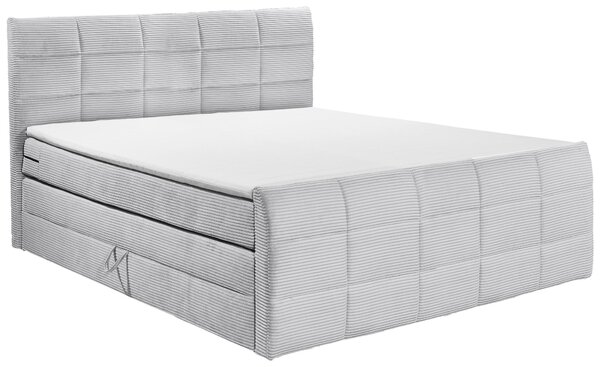 BOXSPRINGOVÁ POSTEĽ, 180/200 cm, svetlosivá MID.YOU - Online Only spálne, Online Only