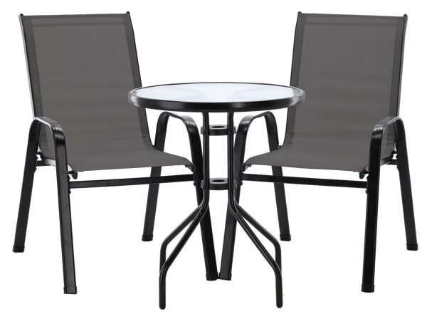 Set záhradného nábytku SOLARA sivý SAD5901